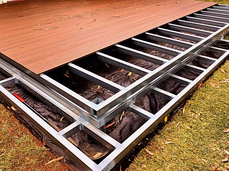 Galvanized Steel Deck Frame — Steelwork